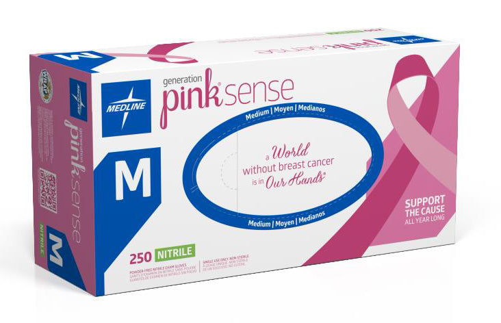 Generation Pink Sense Nitrile Exam Gloves