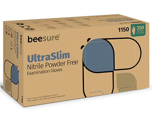 Beesure UltraSlim Nitrile Exam Gloves